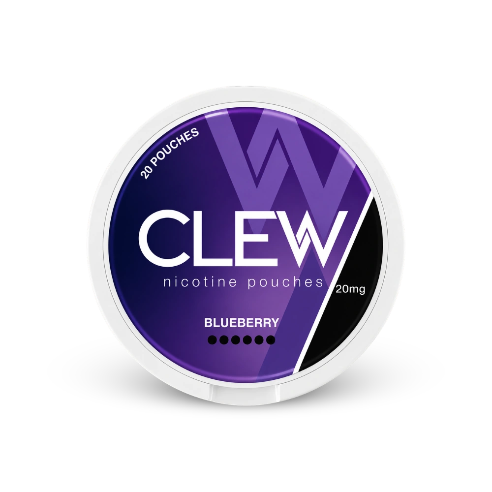 CLEW Blueberry 20mg – puszka woreczków nikotynowych