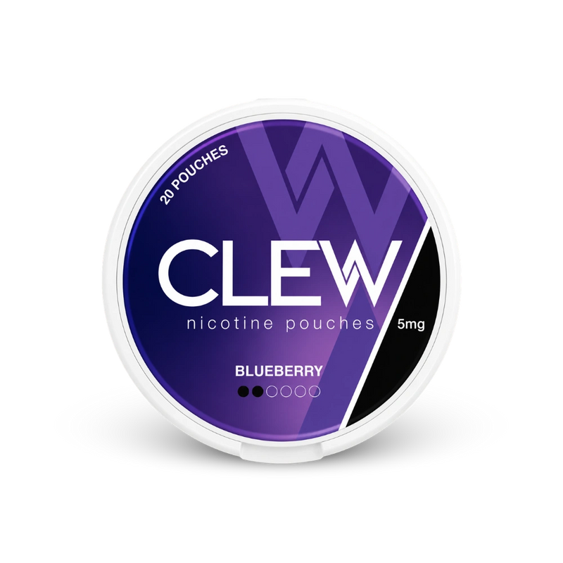 CLEW Borówka 5mg – puszka poduszeczek nikotynowych
