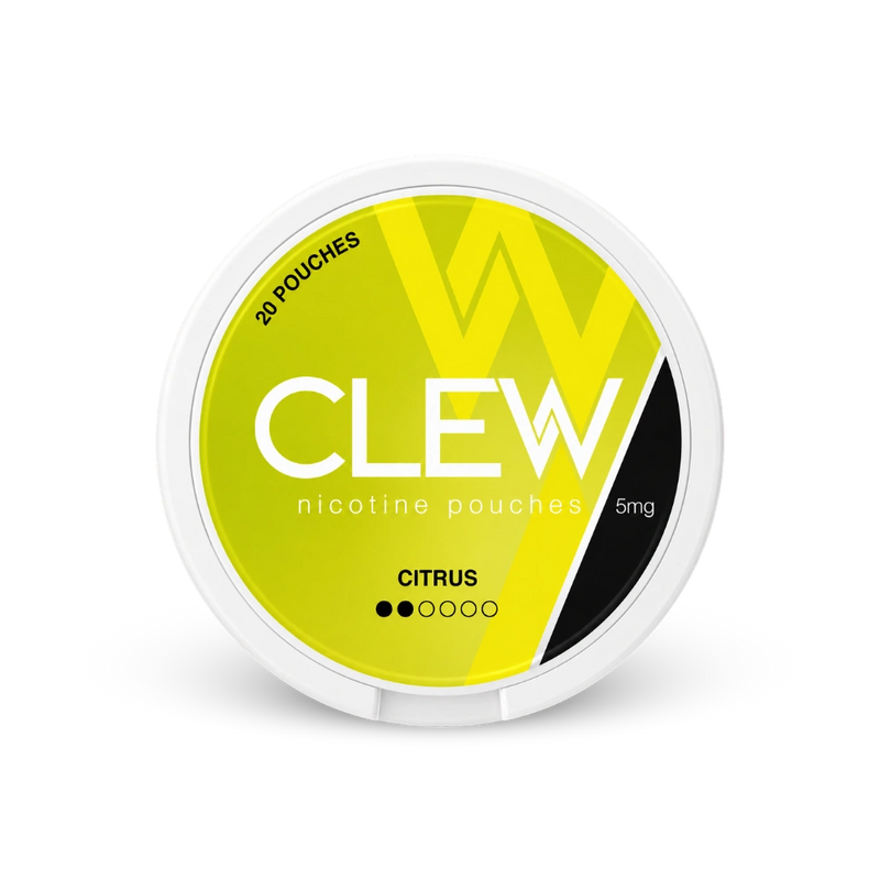 CLEW Citrus 5mg – puszka woreczków nikotynowych