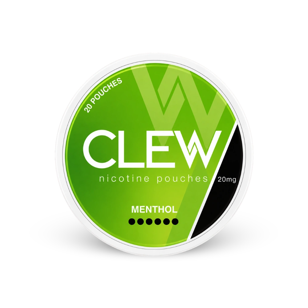 CLEW Menthol 20mg – puszka woreczków nikotynowych