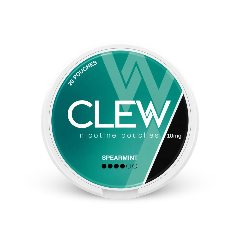 CLEW Spearmint 10mg – puszka woreczków nikotynowych