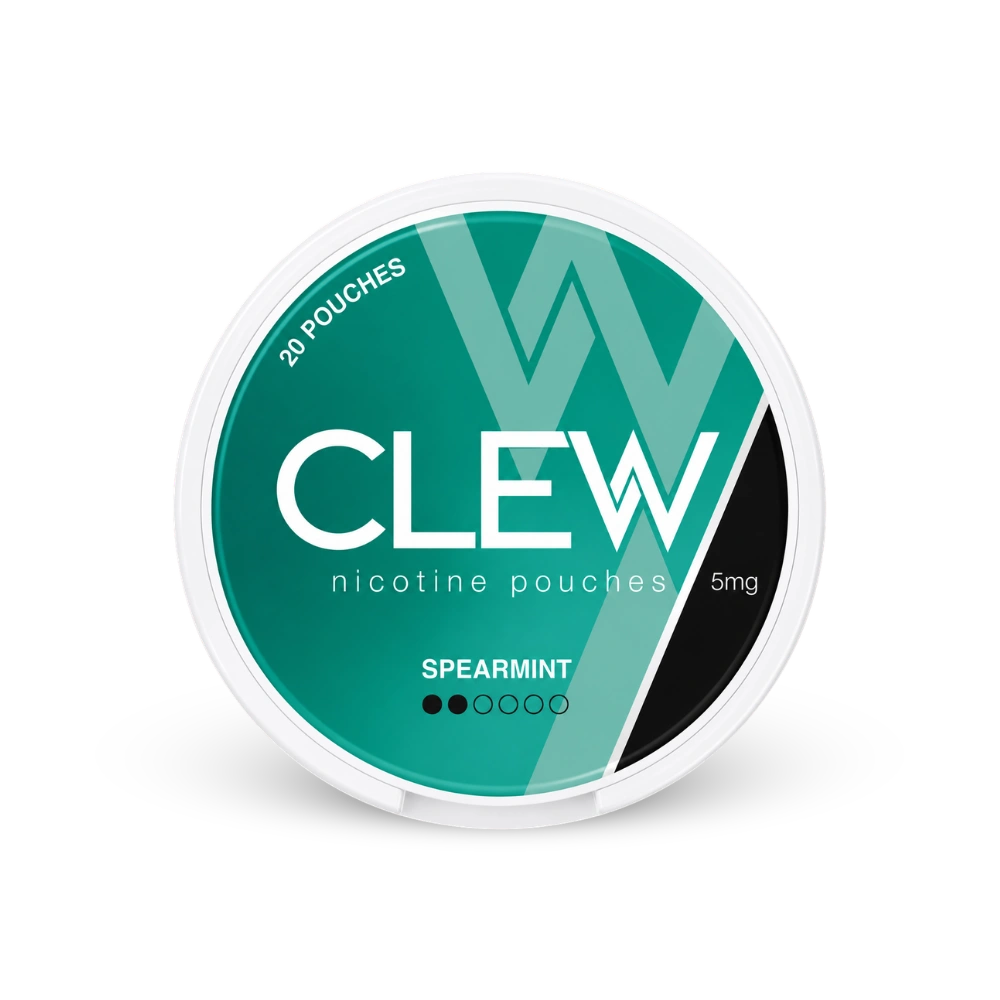 CLEW Spearmint 5mg – puszka woreczków nikotynowych