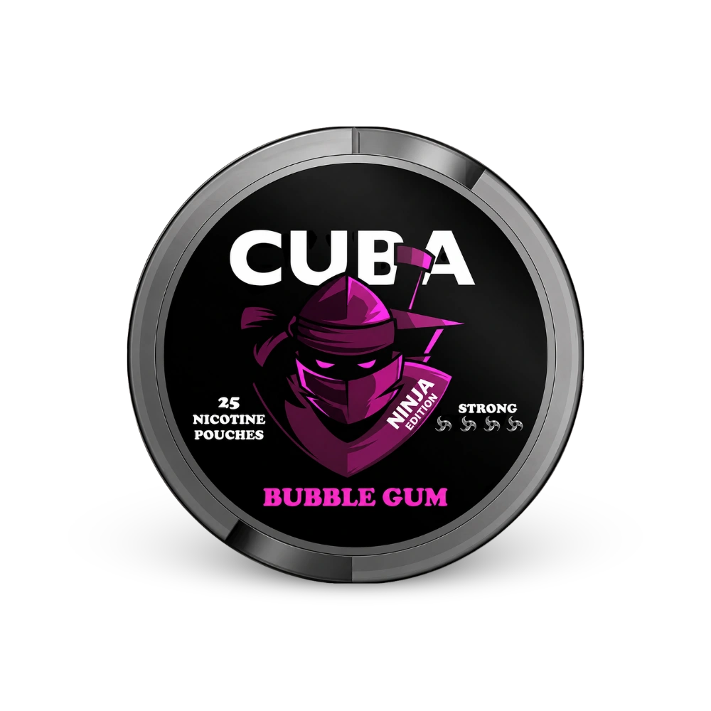 CUBA Ninja Bubble Gum Slim Strong – puszka woreczków nikotynowych