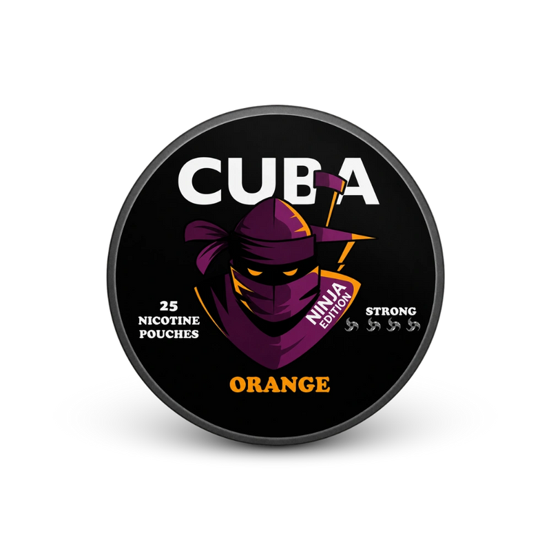 CUBA Ninja Orange Strong – puszka saszetki nikotynowej
