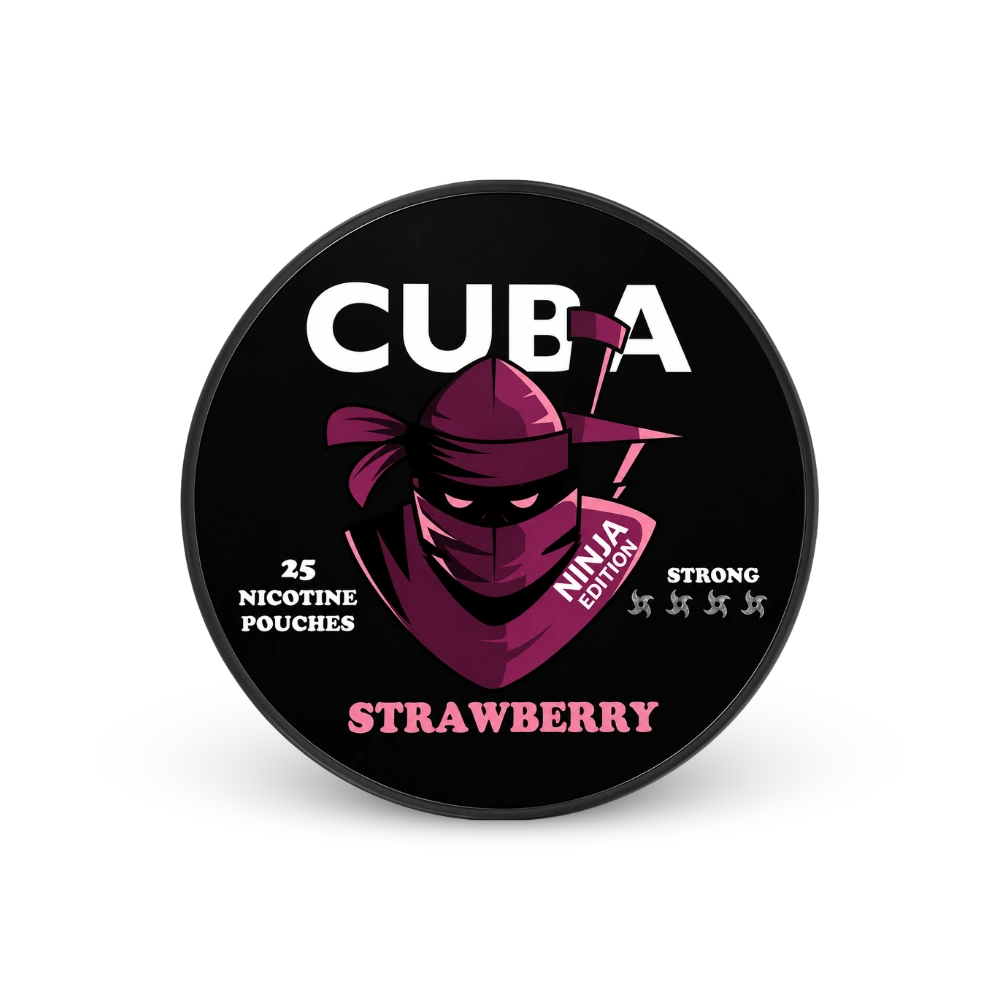 CUBA Ninja Strawberry Strong – puszka saszeteknicotynowych