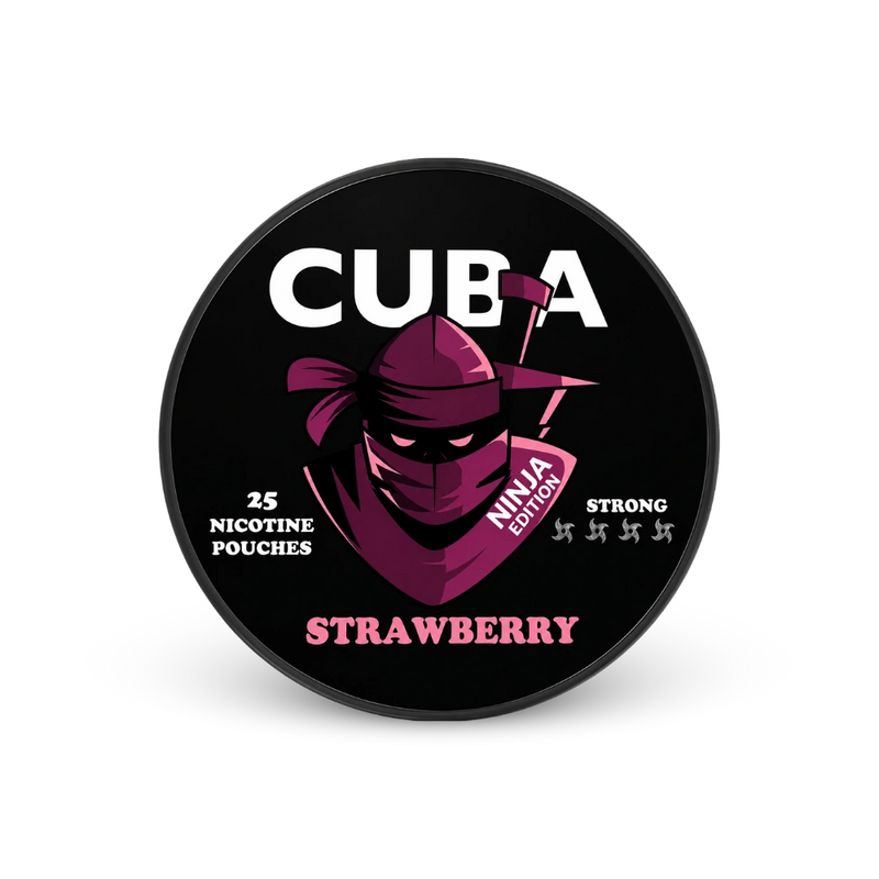 CUBA Ninja Strawberry Strong – puszka saszeteknicotynowych