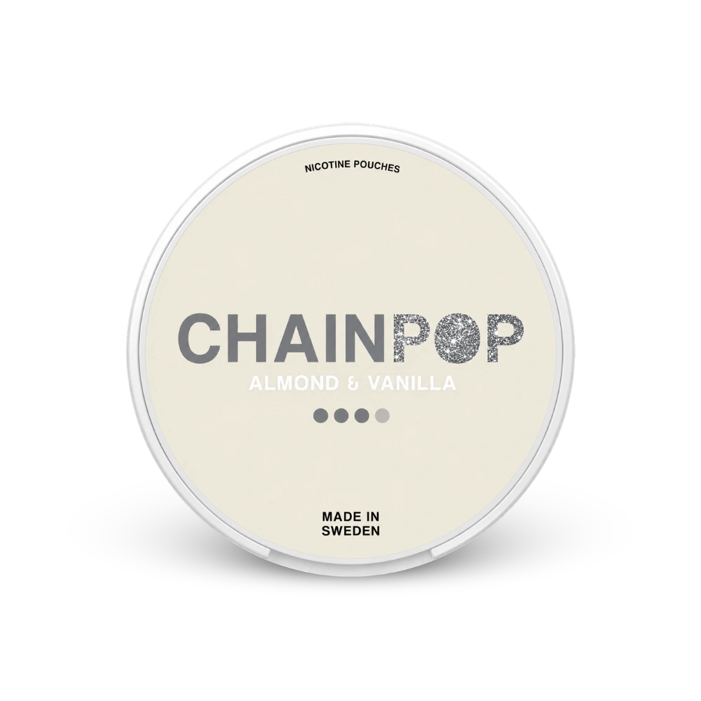 Chainpop Migdał & Wanilia – puszka poduszeczek nikotynowych
