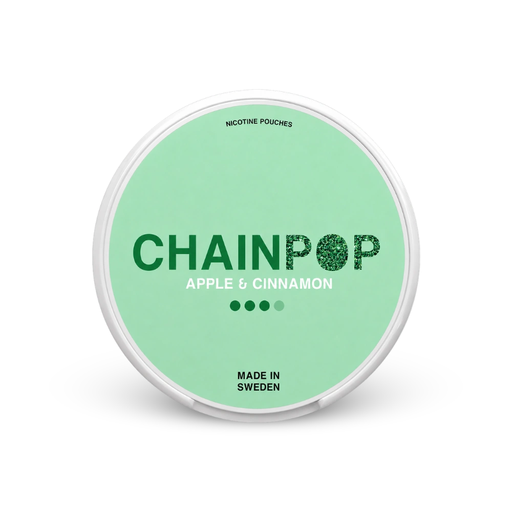 Chainpop Apple Cinnamon – puszka saszetek nikotynowych