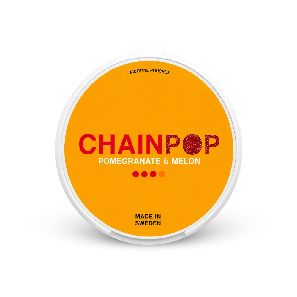 Chainpop Pomegranate Melon – puszka saszetek nikotynowych