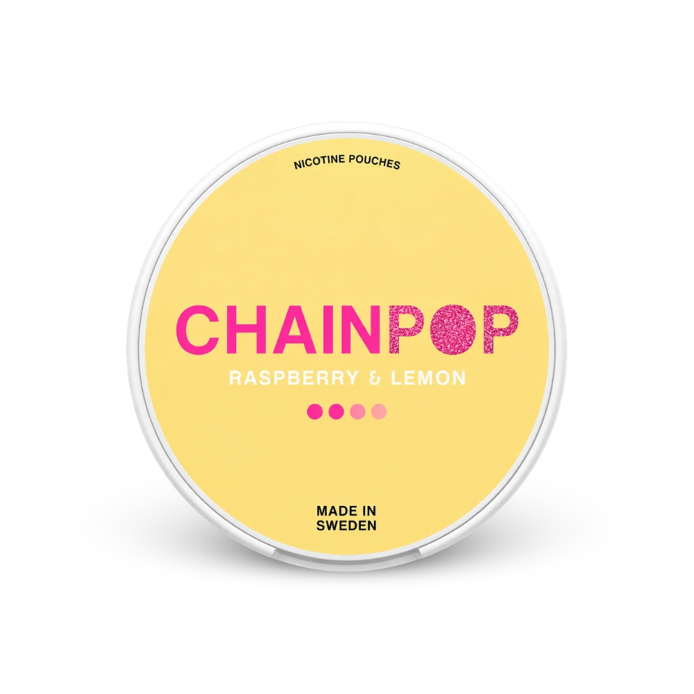 Chainpop Raspberry Lemon – puszka poduszeczek nikotynowych