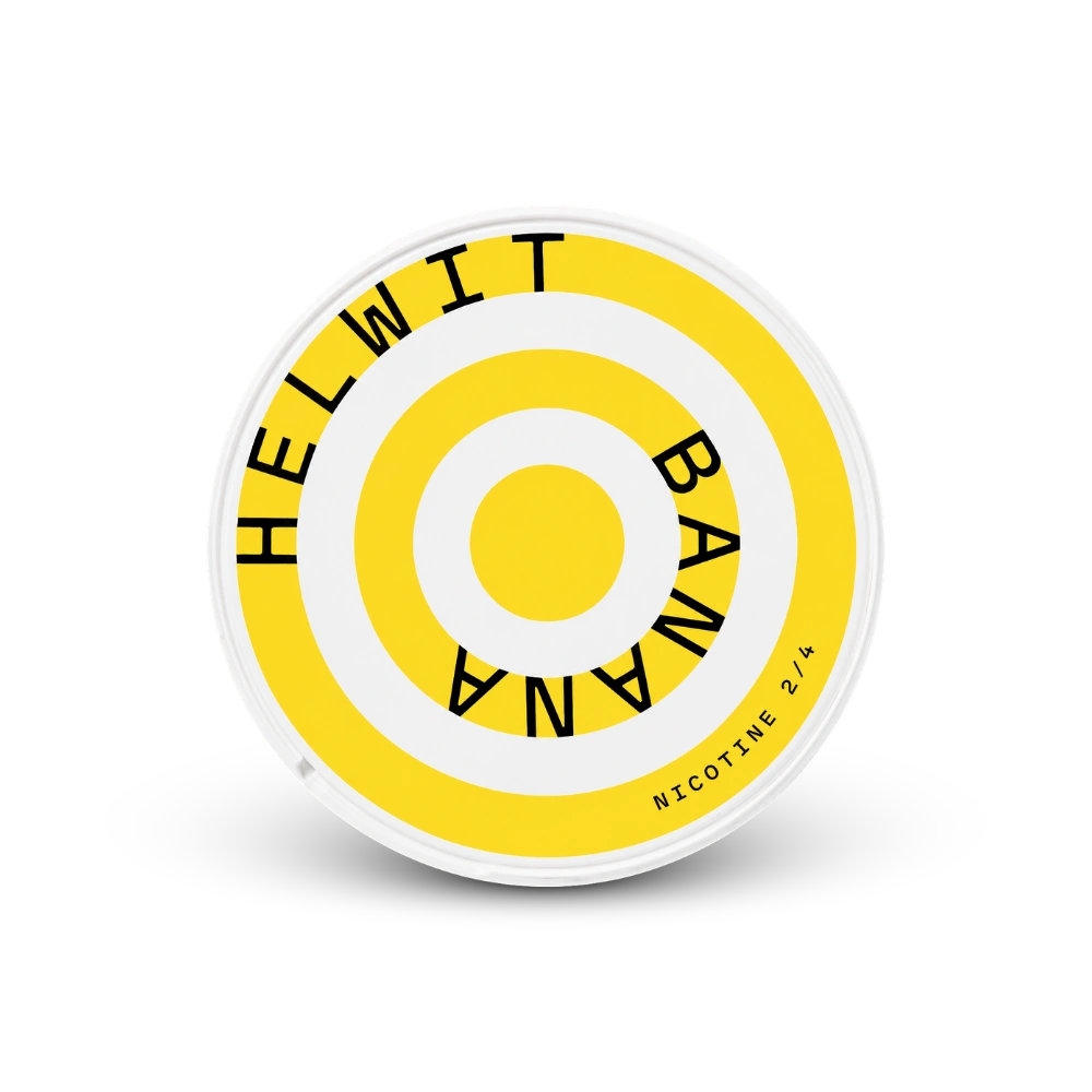 HELWIT Banana Slim – puszka saszetki nikotynowe
