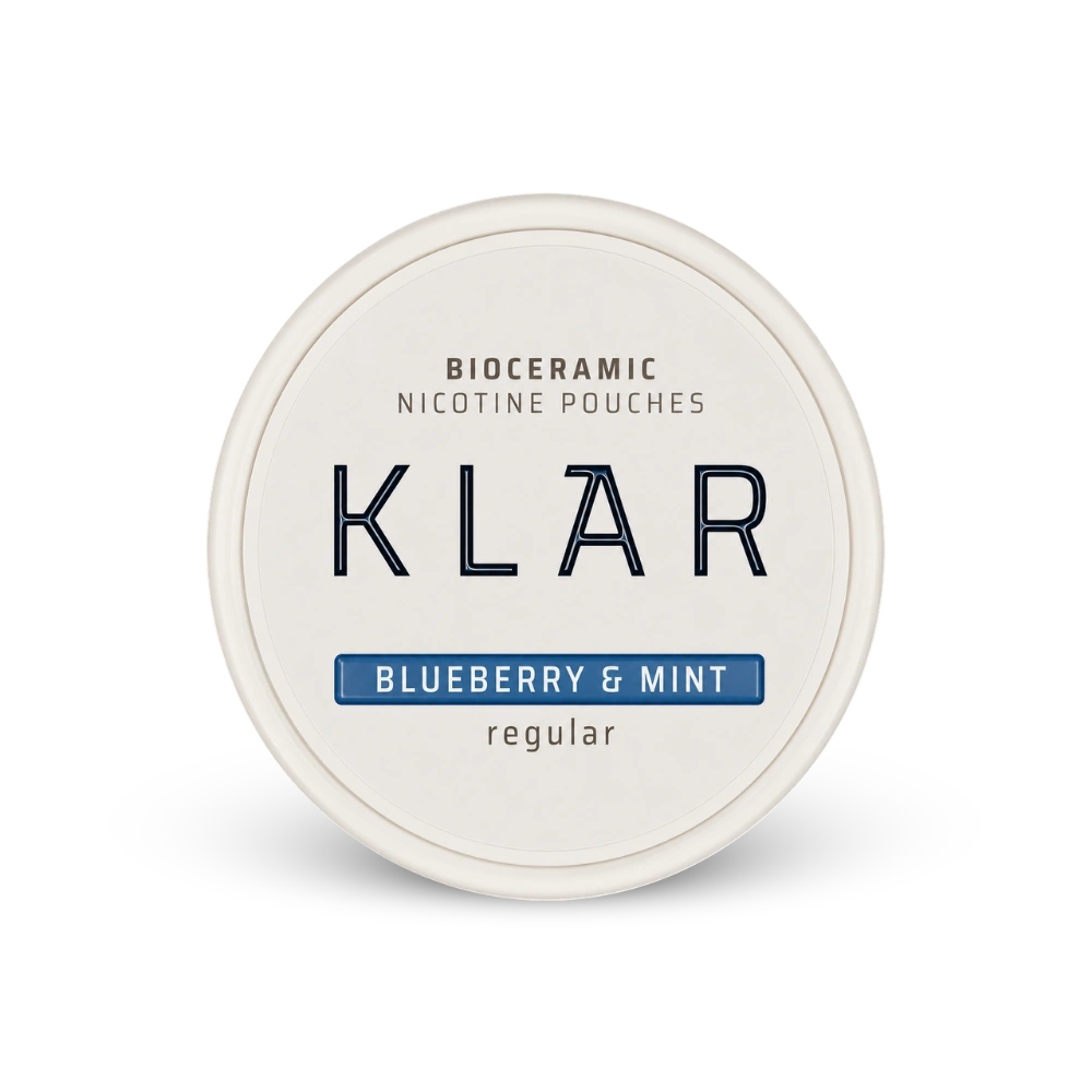 KLAR Blueberry Mint Regular Mini – puszka saszetki nikotynowej