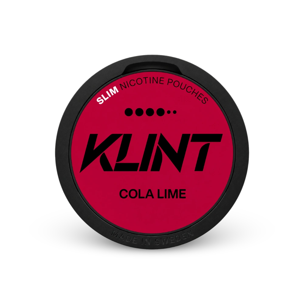 Klint Cola Lime Strong – puszka saszetek nikotynowych