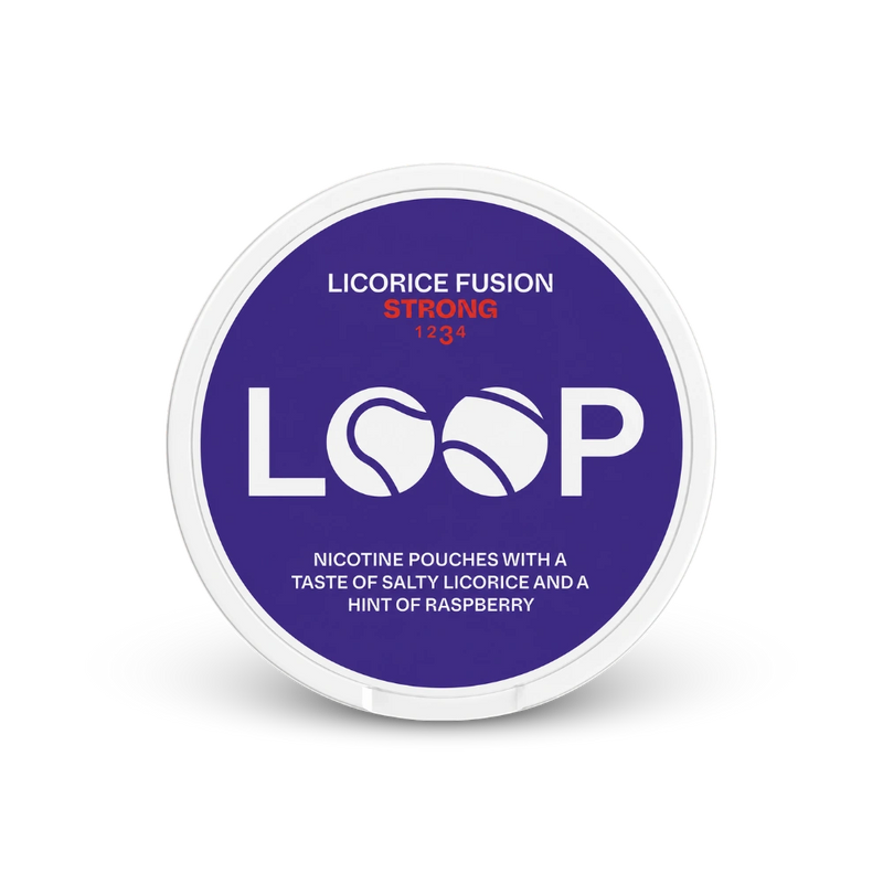 LOOP Licorice Fusion Strong – puszka saszetek nikotynowych