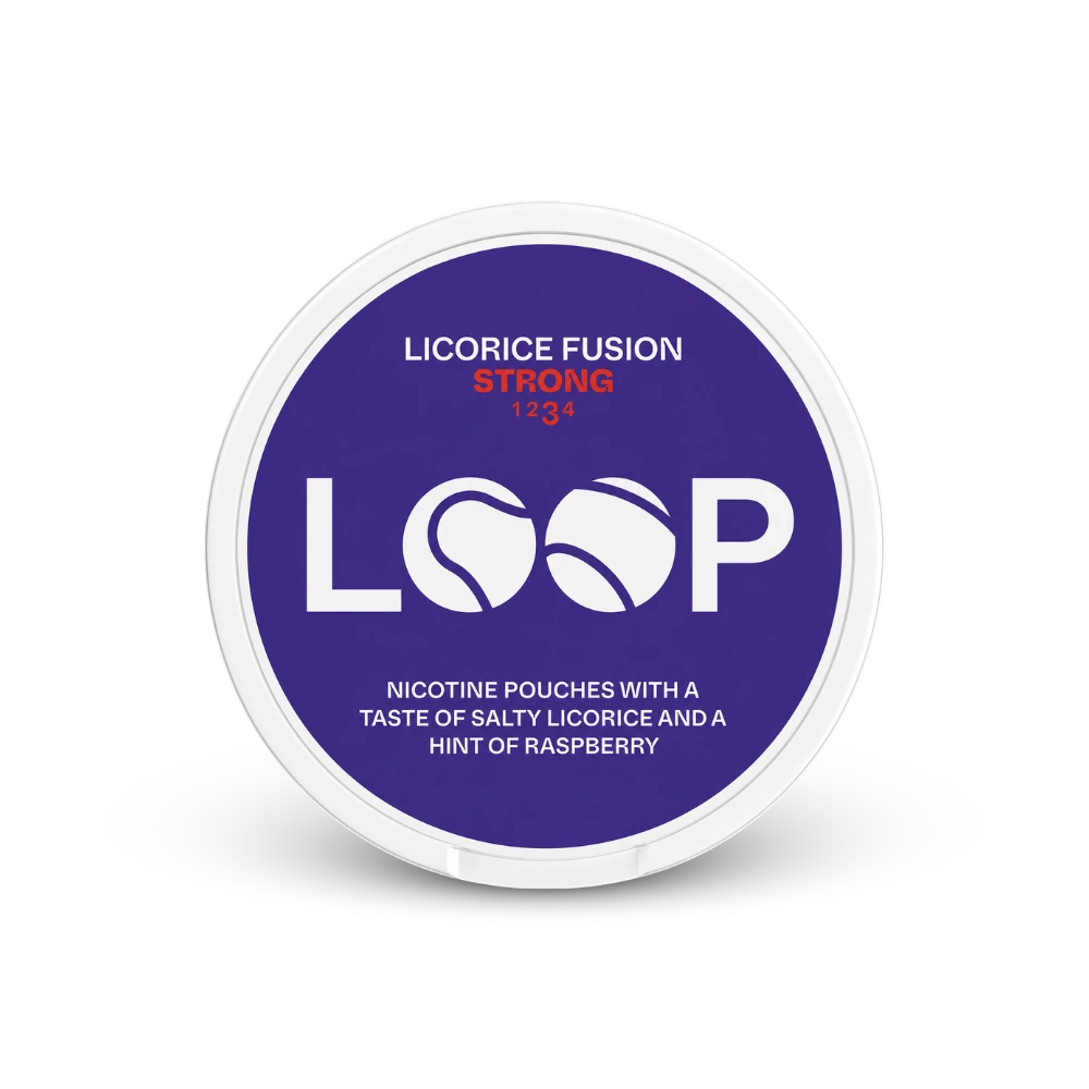 LOOP Licorice Fusion Strong – puszka saszetek nikotynowych