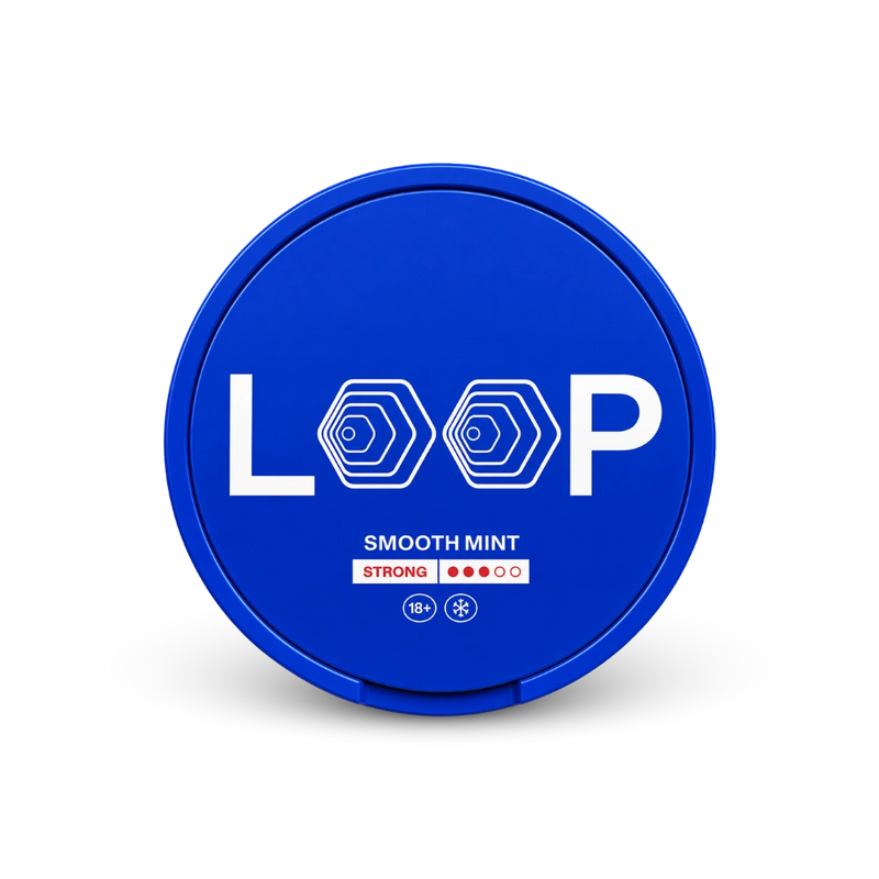 LOOP Smooth Mint Strong – puszka saszetki nikotynowej