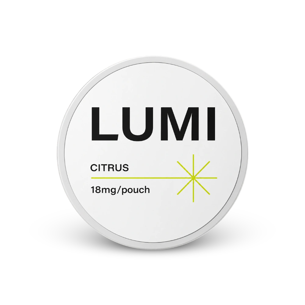 LUMI Citrus 18mg – puszka saszetek nikotynowych