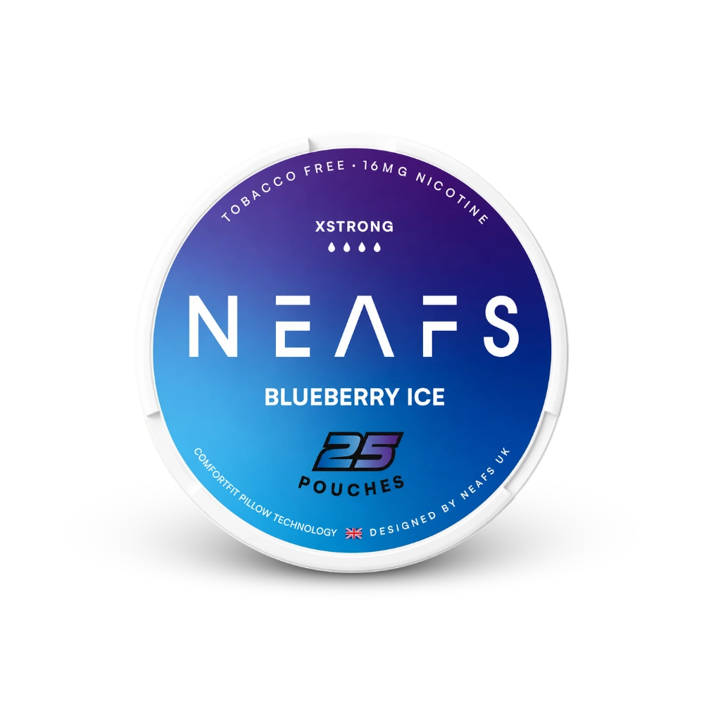 NEAFS Blueberry Ice Extra Strong – puszka saszetki nikotynowej
