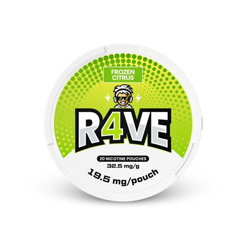 RAVE Frozen Citrus 32.5mg – puszka woreczków nikotynowych