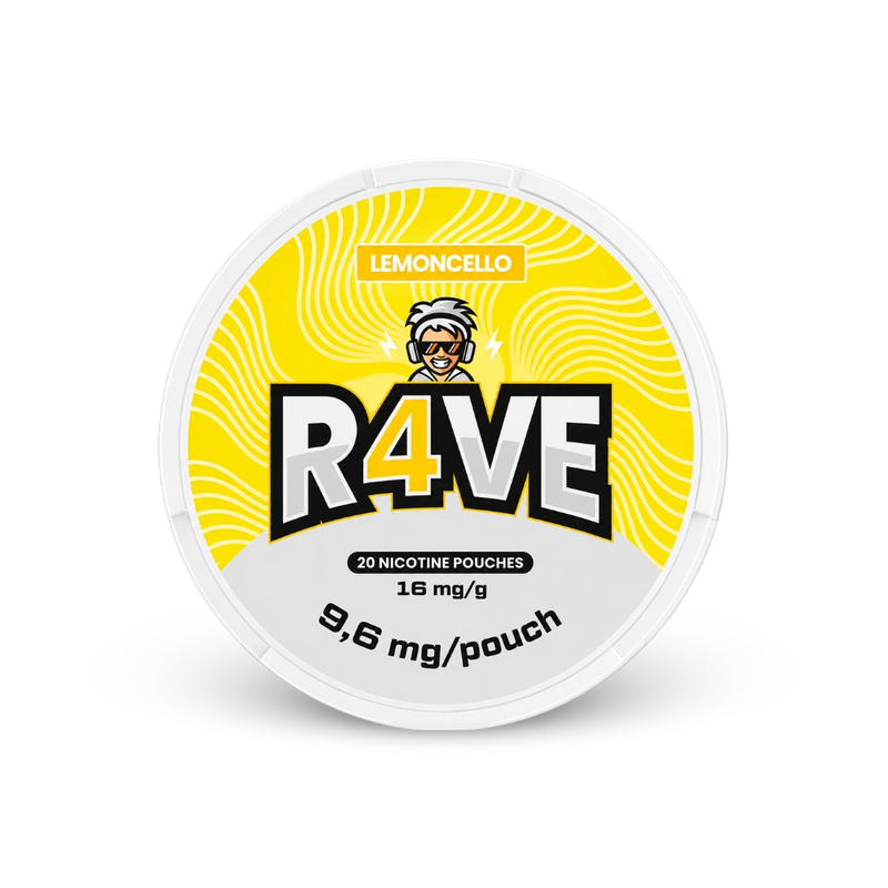 RAVE Lemoncello 16mg – puszka saszetki nikotynowej