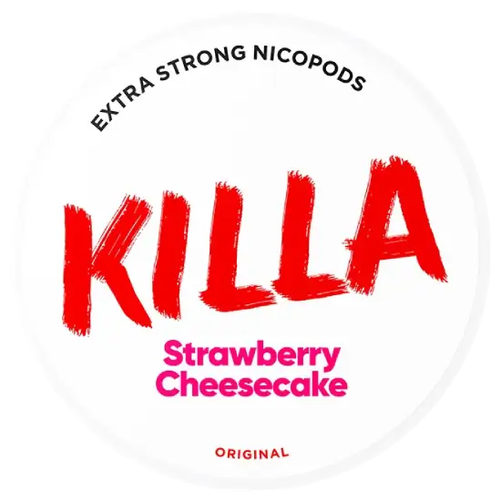 KILLA Strawberry Cheesecake – puszka woreczków nikotynowych