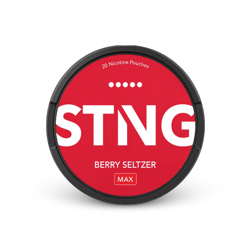 STNG Berry Seltzer MAX – puszka woreczków nikotynowych