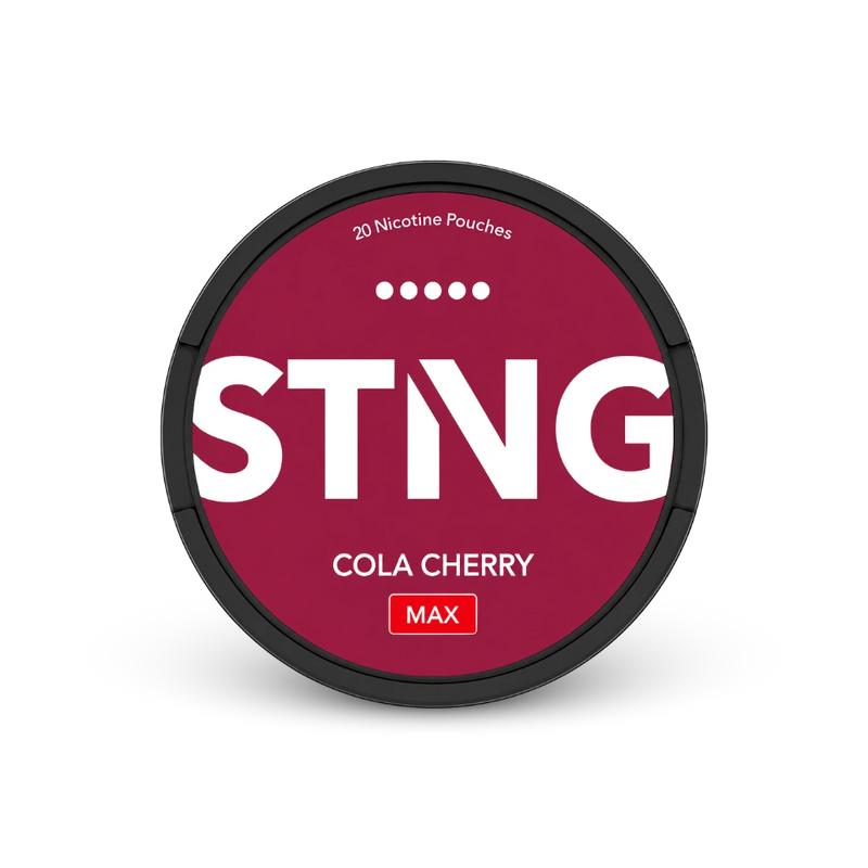 STNG Cola Cherry MAX – puszka woreczków nikotynowych