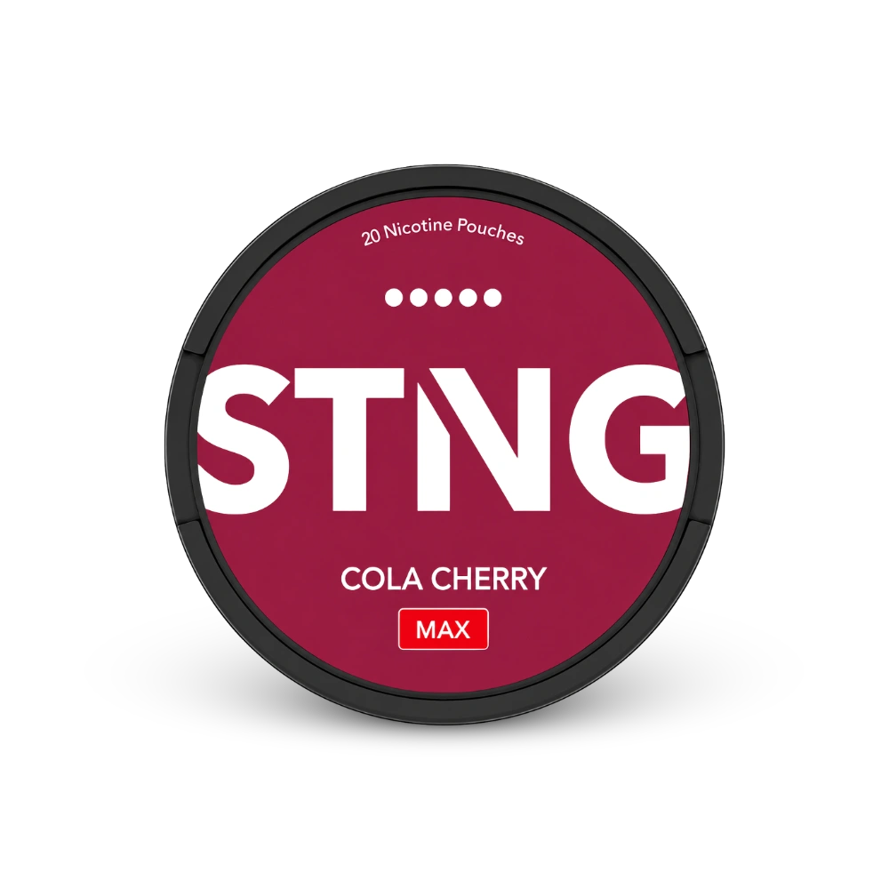 STNG Cola Cherry MAX – puszka woreczków nikotynowych