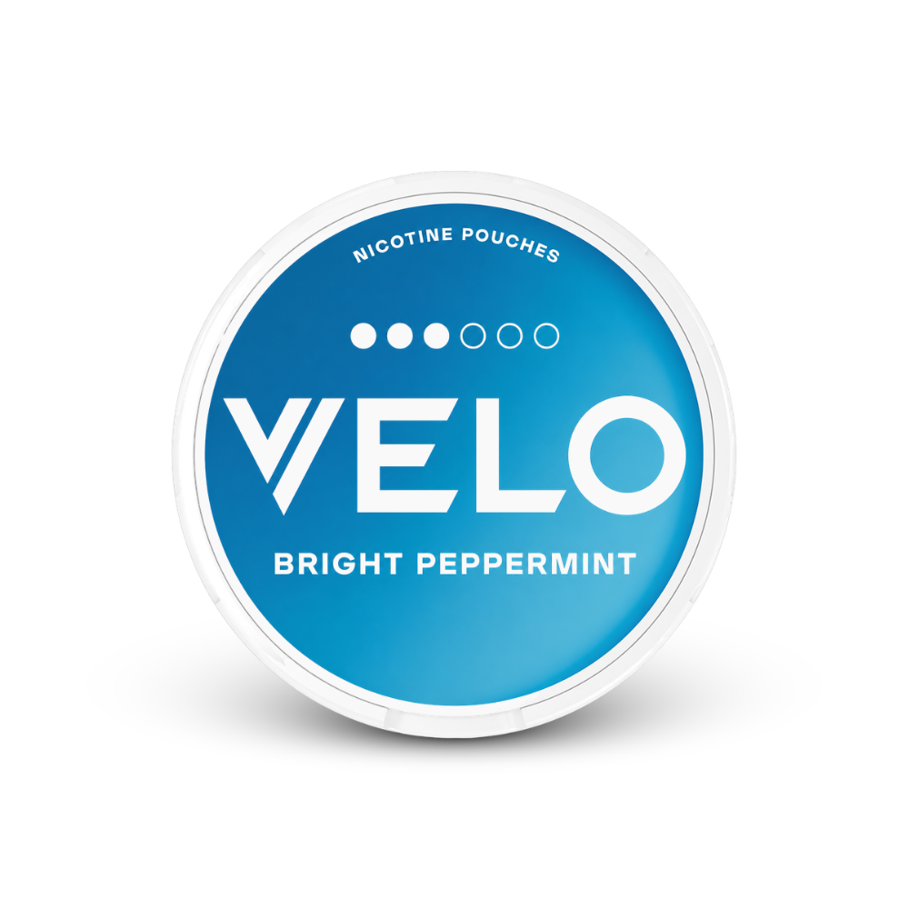 VELO Bright Peppermint – puszka saszetek nikotynowych