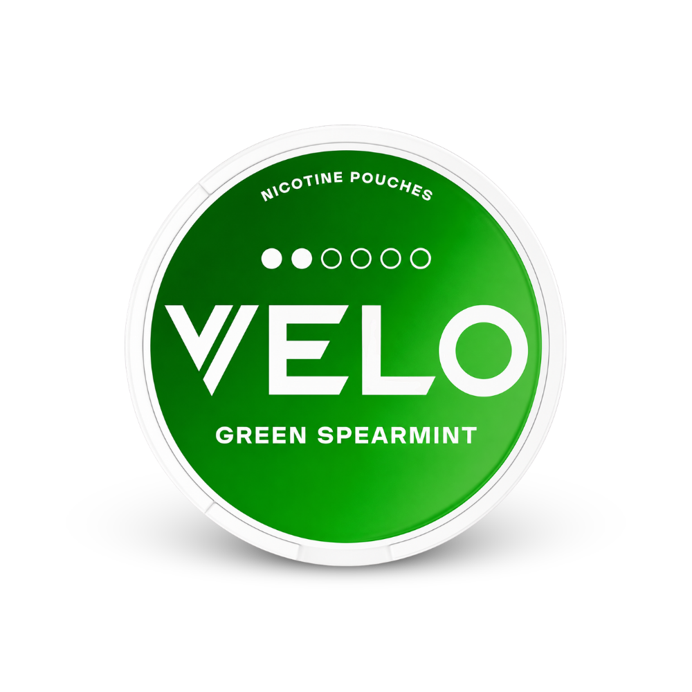 VELO Green Spearmint – puszka saszetek nikotynowych