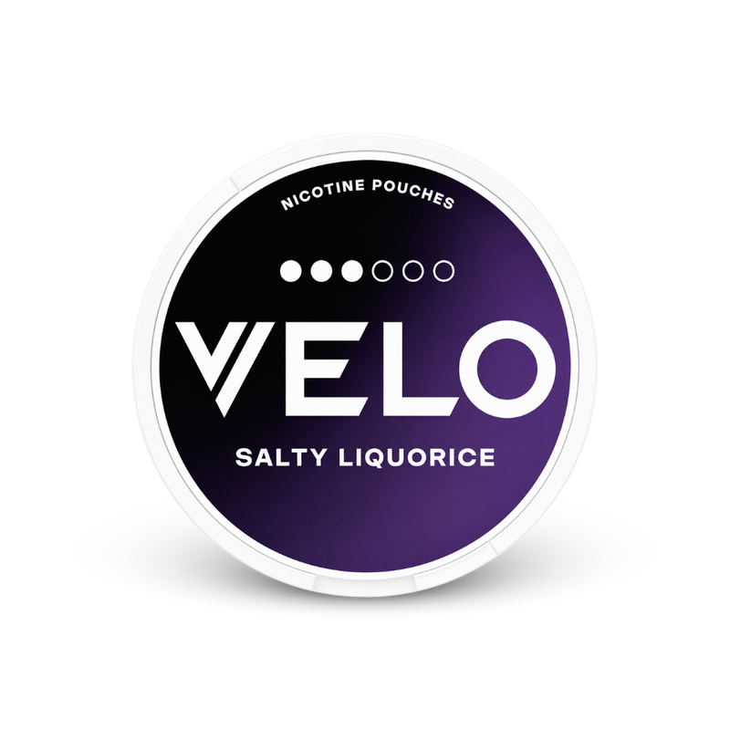 VELO Salty Liquorice – puszka saszetki nikotynowej