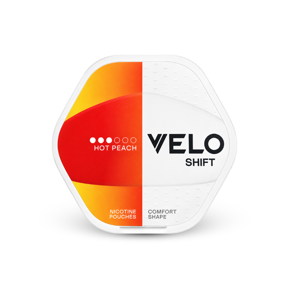 VELO Shift Hot Peach – puszka saszetki nikotynowej