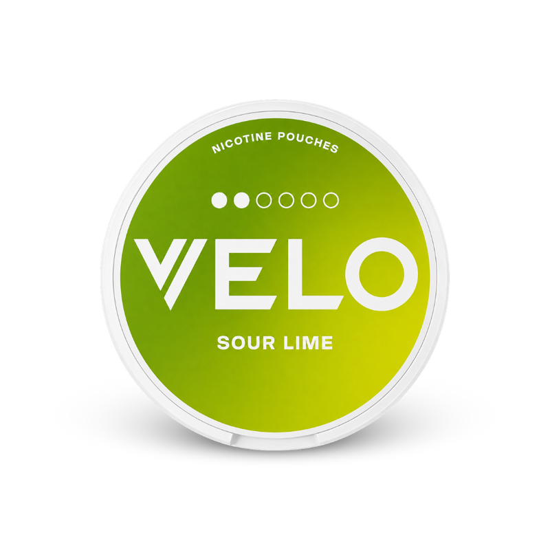 VELO Sour Lime Slim – puszka saszetek nikotynowych