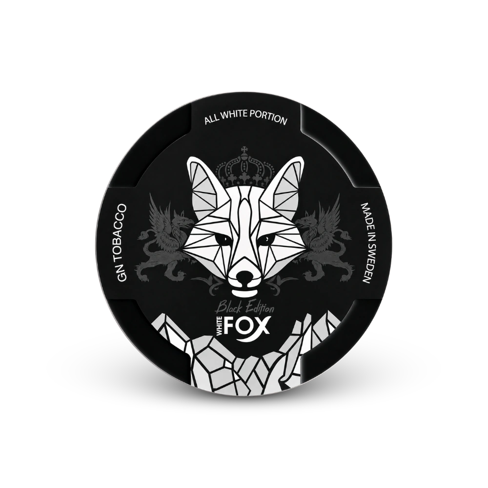 White Fox Black Edition – puszka saszeteknikotynowych