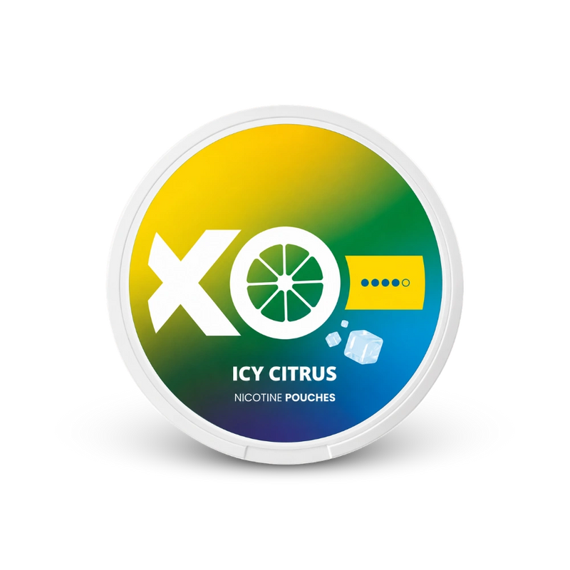 XO Icy Citrus – puszka poduszek nikotynowych
