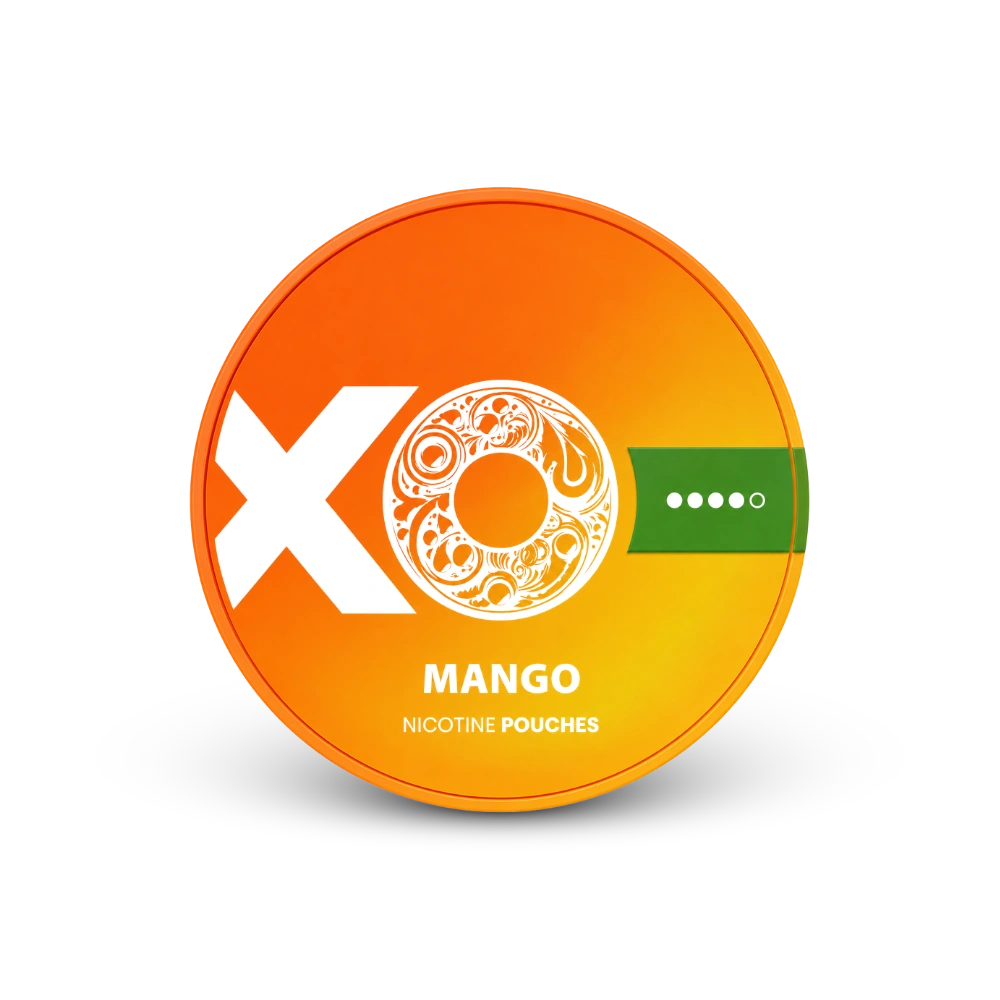 XO Mango – puszka wyrobów nikotynowych