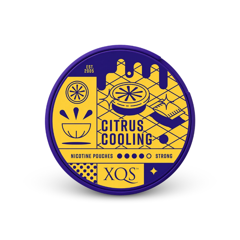 XQS Citrus Strong – puszka woreczków nikotynowych