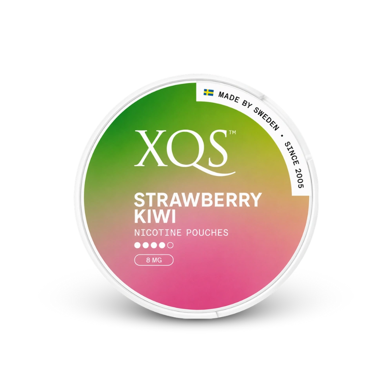 XQS Strawberry Kiwi Strong – puszka saszeteknikotynowych