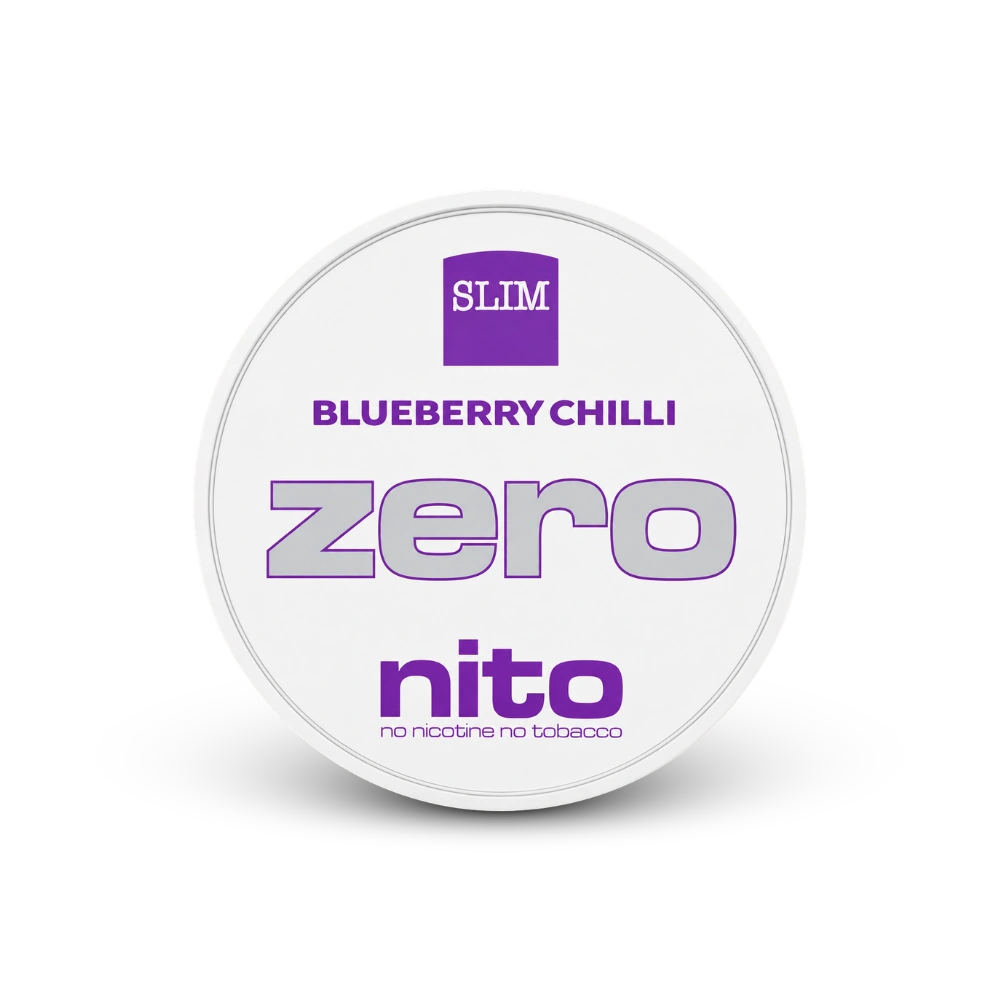 Zeronito Blueberry Chilli Slim – puszka saszetki nikotynowe