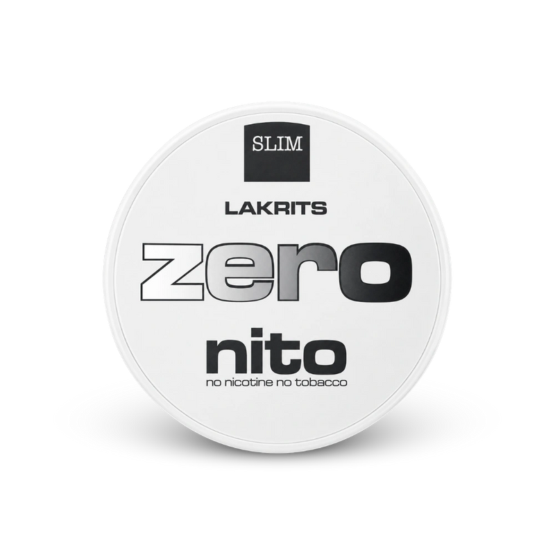Zeronito Lakrits Slim – puszka woreczków nikotynowych