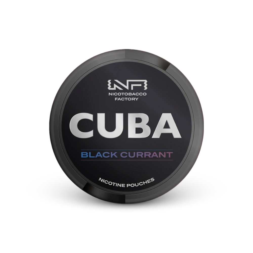 Cuba Black Black Currant – puszka poduszek nikotynowych