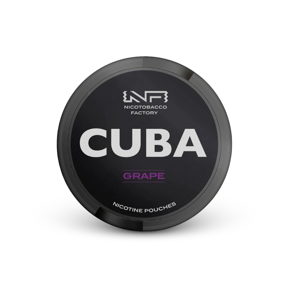 Cuba Black Grape – puszka saszetki nikotynowe