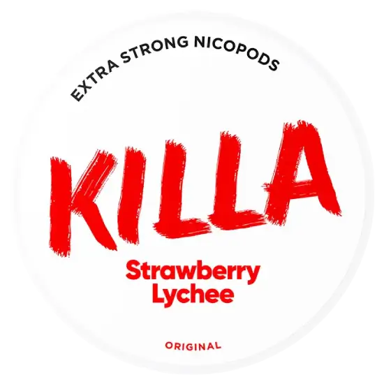 KILLA Strawberry Lychee – puszka woreczków nikotynowych
