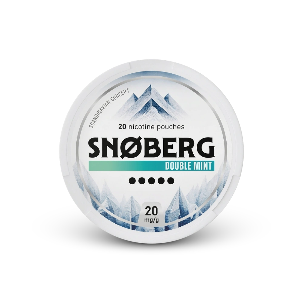 SNOBERG Double Mint 13mg – puszka saszetek nikotynowych