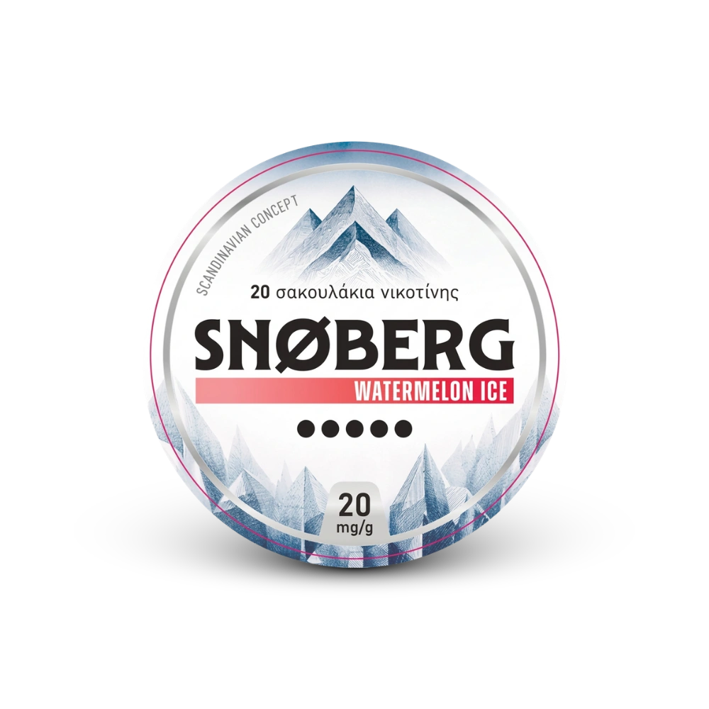SNOBERG Watermelon Ice 13mg – puszka woreczków nikotynowych