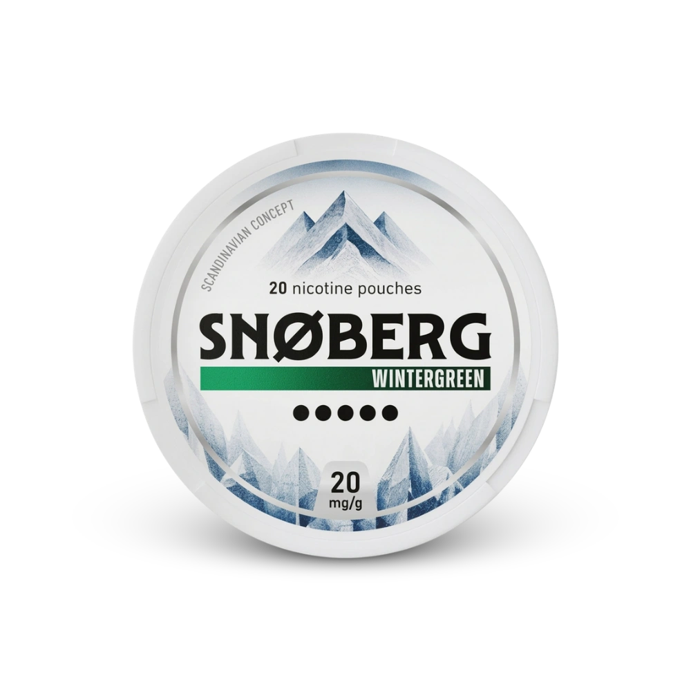 SNOBERG WinterGreen 13mg – puszka poduszeczek nikotynowych