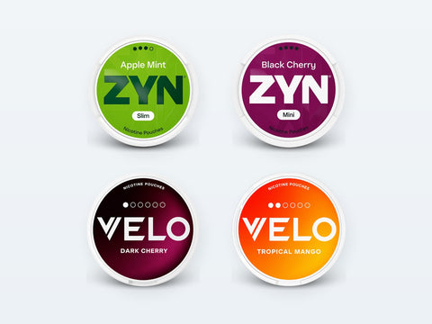 ZYN vs VELO: różnice w mocy, formacie i smaku