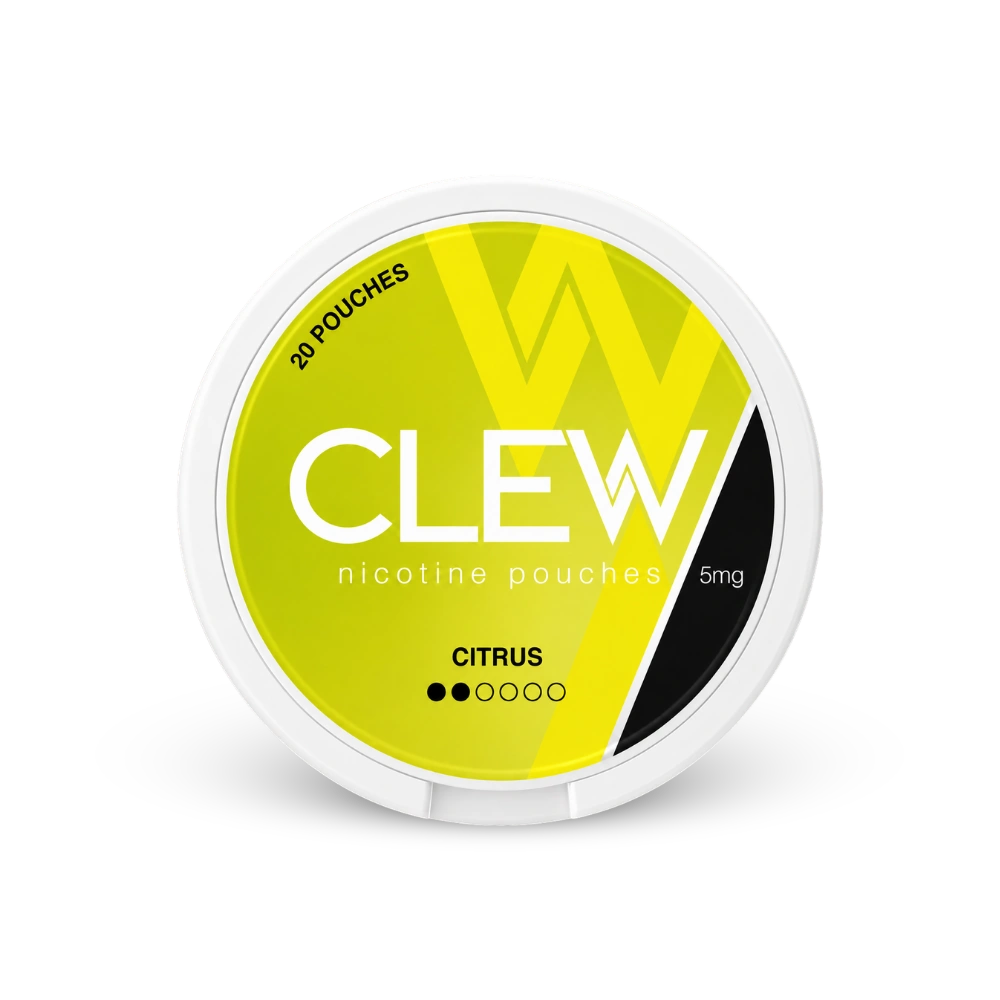 CLEW Citrus 5mg – puszka woreczków nikotynowych