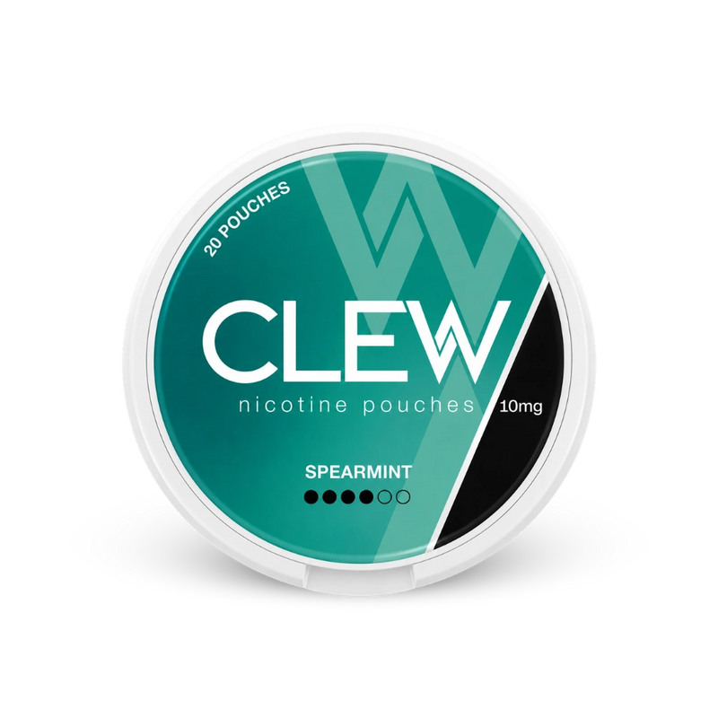 CLEW Spearmint 10mg – puszka woreczków nikotynowych