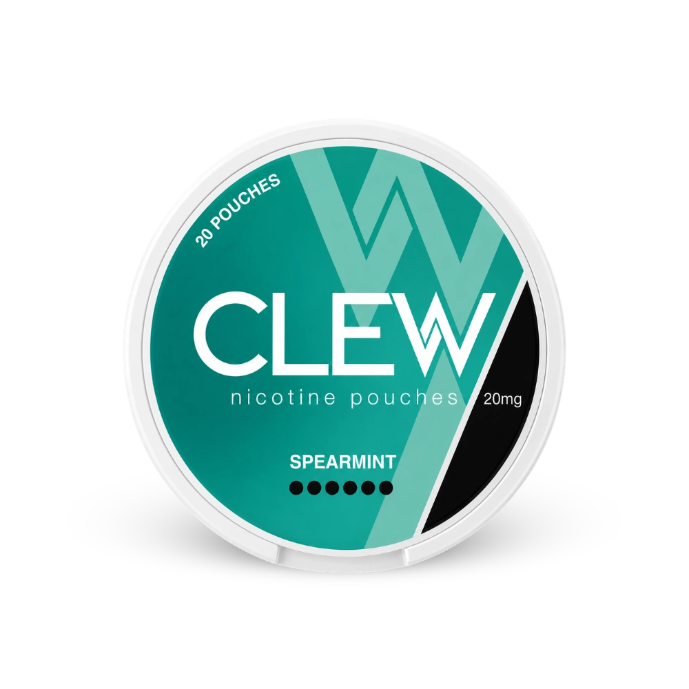 CLEW Spearmint 20mg – puszka saszetek nikotynowych